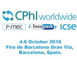 October 2016 CPhI  Barcelona